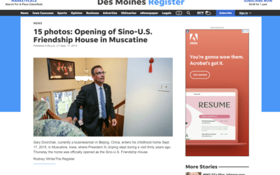 Sino-US Friendship House Celebrated in Des Moines Register: A Landmark for International Relations